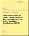 Standard Practice for Direct Design of Buried Precast Concrete Pipe Using Standard Installations (Asce Standard)