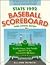 STATS 1992 Baseball Scorebo...