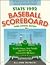 STATS 1992 Baseball Scoreboard 3rd Annual Edition by John Dewan