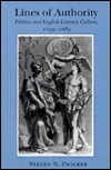 Lines of Authority: Politics and English Literary Culture, 1649–1689 (Hardcover)