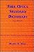 Fiber Optics Standard Dictionary