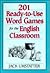 201 Ready-to-Use Word Games for the English Classroom (J-B Ed: Ready-to-Use Activities)