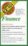 Finance (Barron's Ez-101 Study Keys)