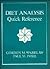 Diet Analysis Quick Reference by Gordon M. Wardlaw