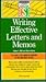 Writing Effective Letters and Memos (Barron's Business Success Series)