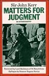 Matters for Judgement: An Autobiography Matters for Judgement: An Autobiography