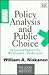 Policy Analysis and Public Choice: Selected Papers