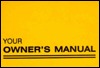 Your Owner's Manual (Paperback)
