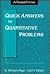 Quick Answers to Quantitati...