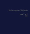 Encyclopedia of Philosophy : Vol 7&8 in One Book (Hardcover)
