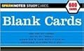 Blank Study Cards