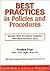 Best Practices in Policies and Procedures
