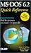 MS-DOS 6.2 Quick Reference (Que Quick Reference)