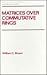 Matrices over Commutative Rings (Chapman & Hall Pure and Applied Mathematics)
