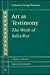 Art As Testimony: The Work of Jules Roy (UNIVERSITY OF FLORIDA MONOGRAPHS HUMANITIES)