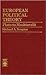 European Political Theory by Michael A. Soupios