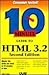 10 Minute Guide to HTML 3.2