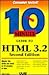 10 Minute Guide to HTML 3.2 by Tim Evans