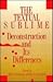 The Textual Sublime: Deconstruction and Its Differences (Contemporary Studies in Philosophy and Literature 1)