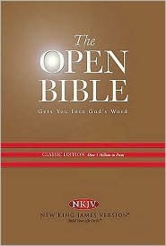 The Open Bible: Gets You Into God's Word -NKJV New King James Version