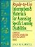Ready-to-Use Information & Materials for Assessing Specific Learning Disabilities: Vol. 1