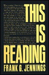 This is Reading (Hardcover)