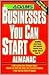 Adams Businesses You Can Start Almanac by Katina Jones