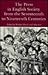 The Press in English Society from the Seventeenth to Nineteenth Centuries