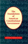 The Foundations of American Constitutional Government (Paperback)