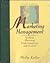 Marketing Management: Analysis, Planning, Implementation, and Control