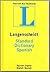 Standard Spanish Dictionary: Spanish-English, English-Spanish (Langenscheidt Standard Dictionaries) (Spanish Edition)
