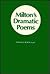 Milton's Dramatic Poems