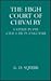The High Court of Chivalry: A Study in the Civil Law in England