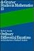 Ordinary Differential Equations : An Introduction to Nonlinear Analysis (De Gruyter Studies in Mathematics, Vol 13)