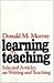 Learning by Teaching by Donald M. Murray