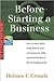 Before Starting a Business:...