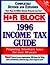 H R BLOCK 1996 INCOME TAX G...
