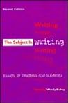 The Subject Is Writing