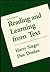 Reading and Learning From Text by Harry Singer