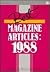 Best Magazine Articles: 198...
