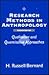 Research Methods in Anthropology: Qualitative and Quantitative Approaches