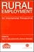 Rural Employment [OP]: An International Perspective
