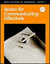 Applications of Grammar Book 1: Basics for Communicating Effectively (49615)
