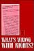 What's Wrong With Rights?: Problems for Feminist Politics of Law (Edinburgh Law and Society Series)