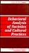 Behavioral Analysis of Societies & Cultural Practices (Series in Health Psychology and Behavioral Medicine)