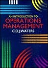 An Introduction to Operations Management An Introduction to Operations Management
