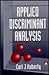Applied Discriminant Analysis (Wiley Series in Probability and Statistics)