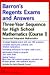 Barron's Regents Exams and Answers Sequential Math Course I
