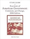 Essentials of American Government: Continuity and Change--Study Guide