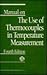Manual on the Use of Thermocouples in Temperature Measurement... by Astm Committee E20 On Tempe...